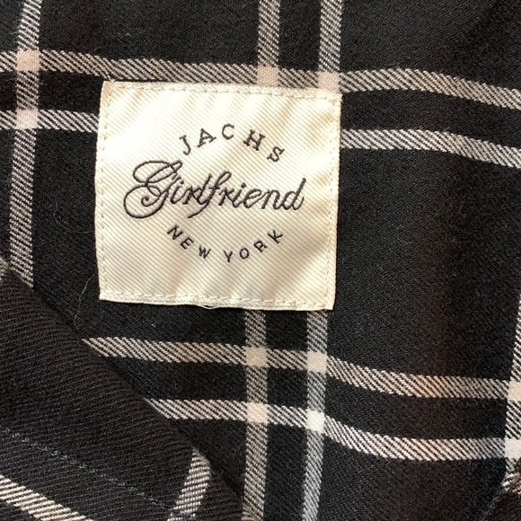 JACHS GIRLFRIEND FLANNEL BUTTON UP - Picture 6 of 9